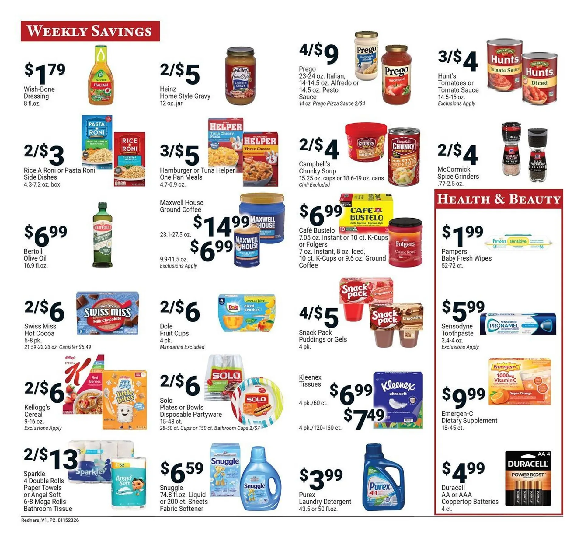 Weekly ad Redner's Warehouse weekly ad from January 15 to January 21 2026 - Page 2
