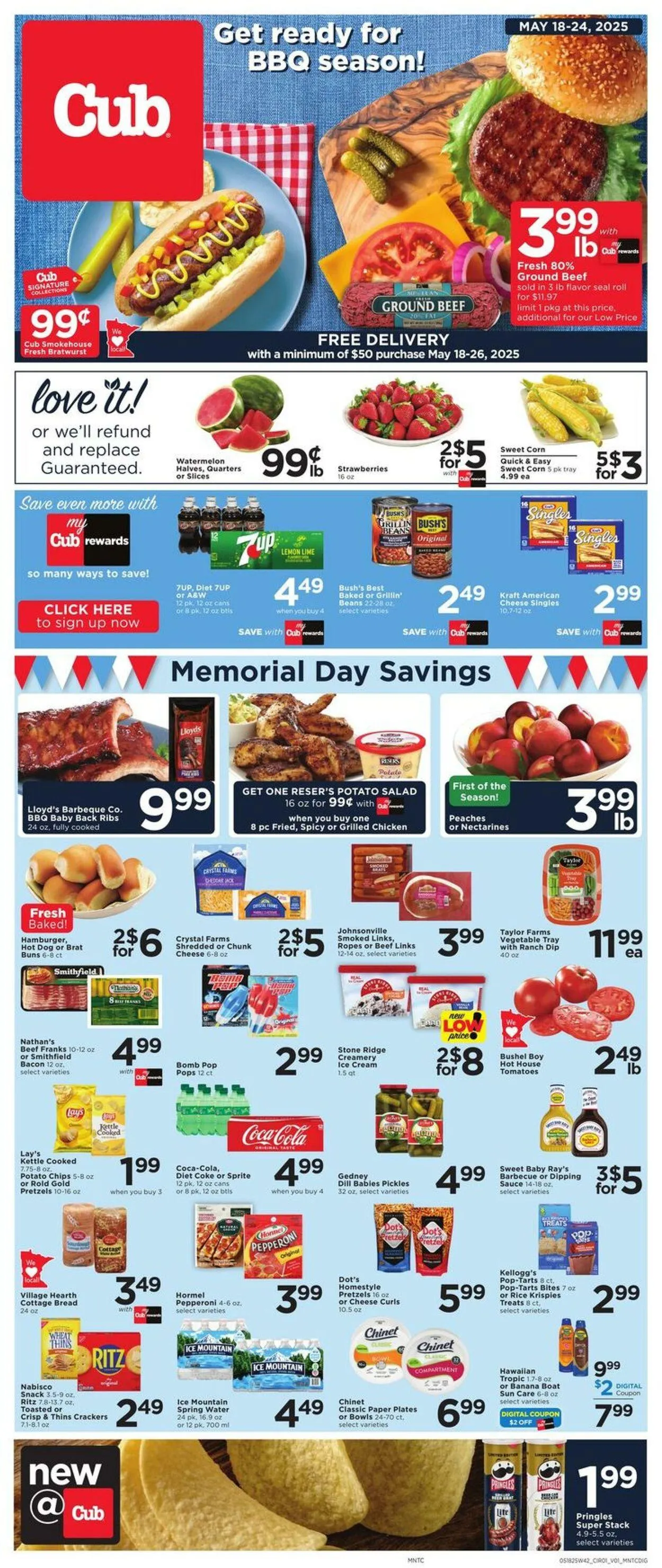 Weekly ad Cub Foods Current weekly ad from May 18 to May 24 2025 - Page 1