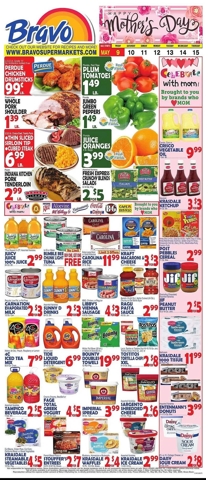 Weekly ad Bravo Supermarkets Weekly Ad from May 9 to May 15 2025 - Page 1