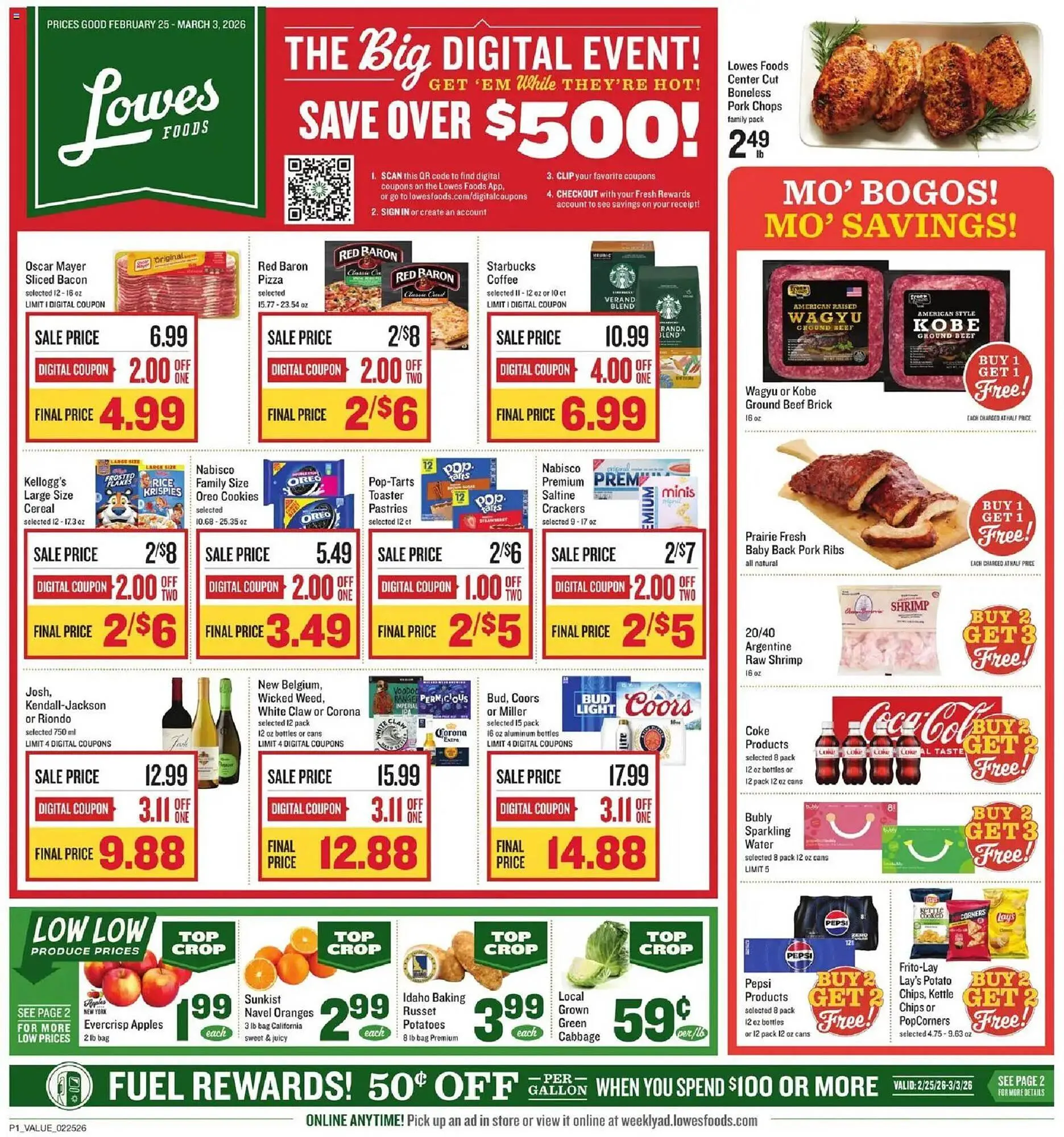 Weekly ad Lowes Foods weekly ad from February 25 to March 3 2026 - Page 1