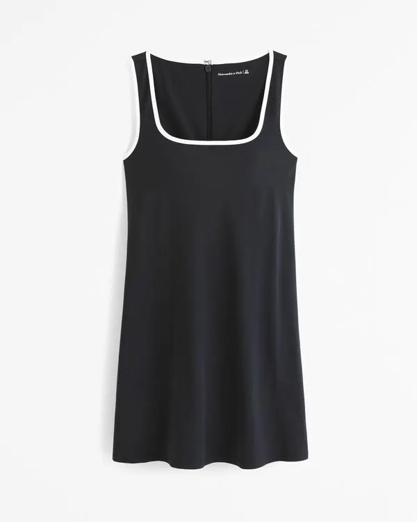 Squareneck Traveler Mini Dress