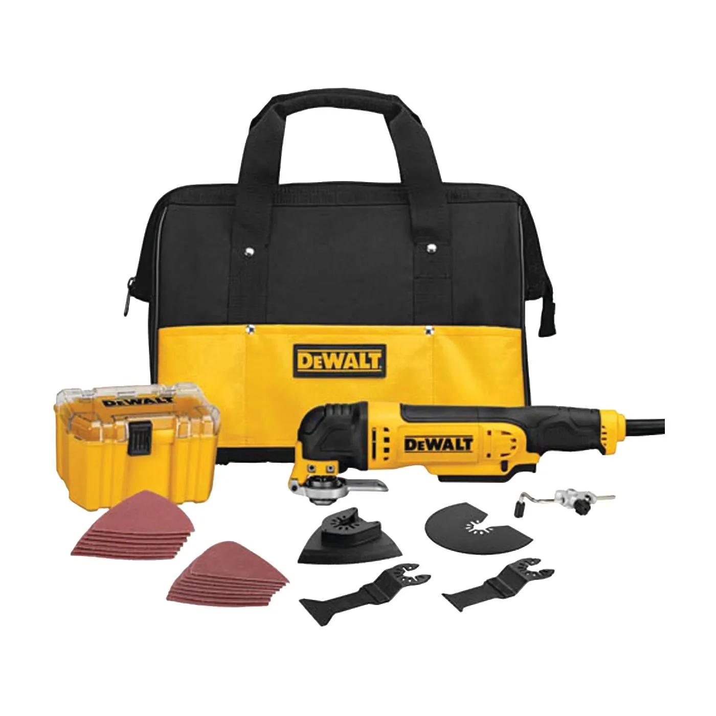 DWE315K Oscillating Multi-Tool Kit, 3 A, 0 to 22,000 opm, 1.6 deg Oscillating
