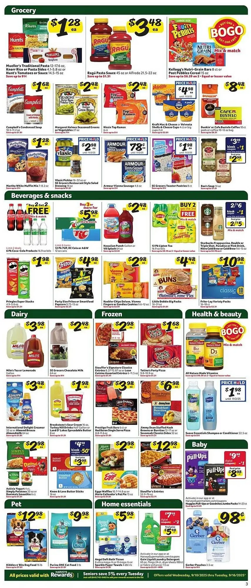 Weekly promotion Harveys Supermarkets weekly ad spanning from September 10 to September 16 2025 - Page 5 for Catalogue 365