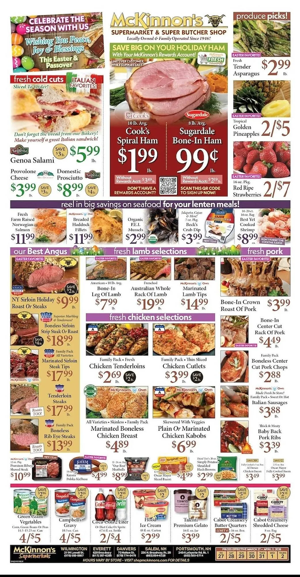 Weekly ad McKinnon's Supermarkets weekly ad from March 27 to April 2 2026 - Page 1