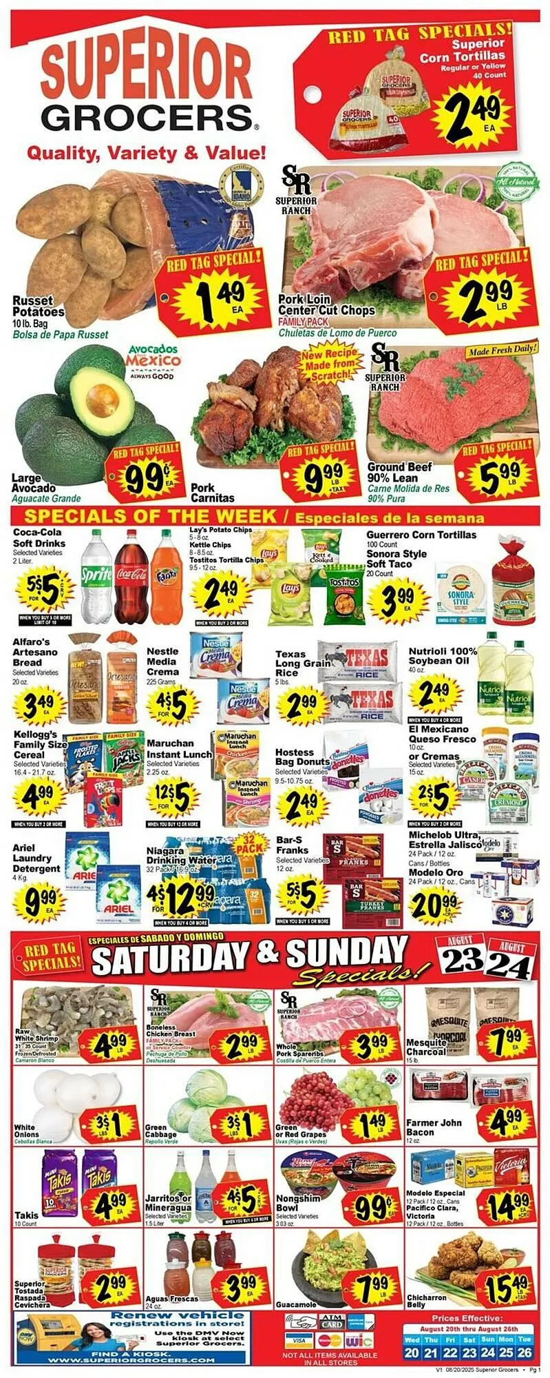 Superior Grocers Weekly Ad - 1