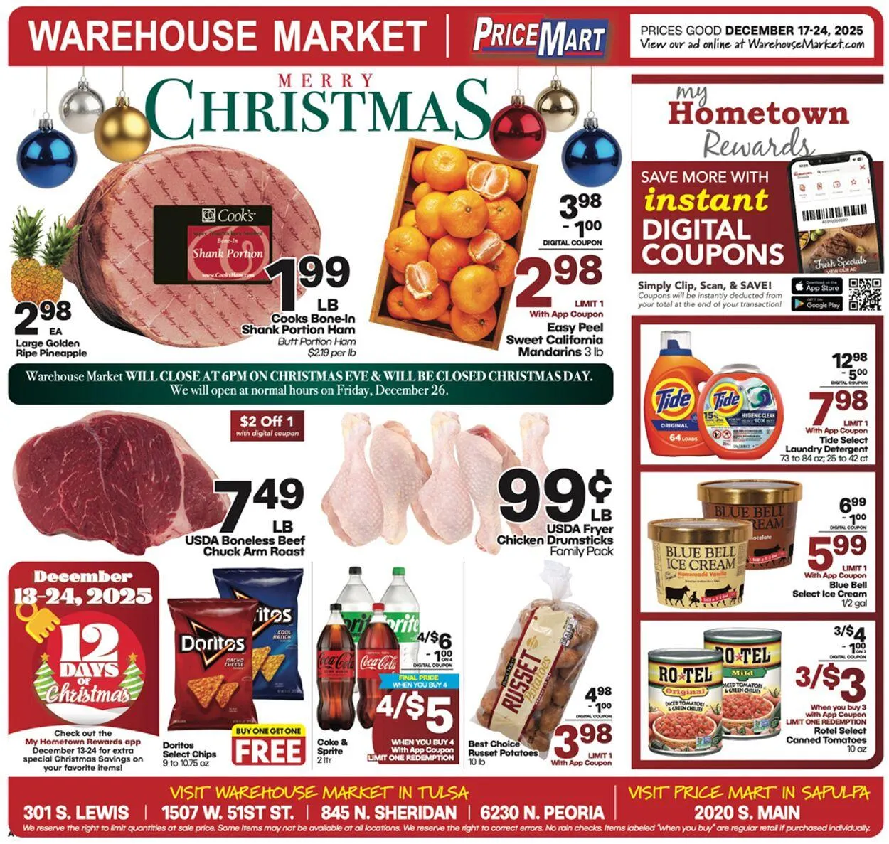 Weekly ad Warehouse Market from December 17 to December 25 2025 - Page 1