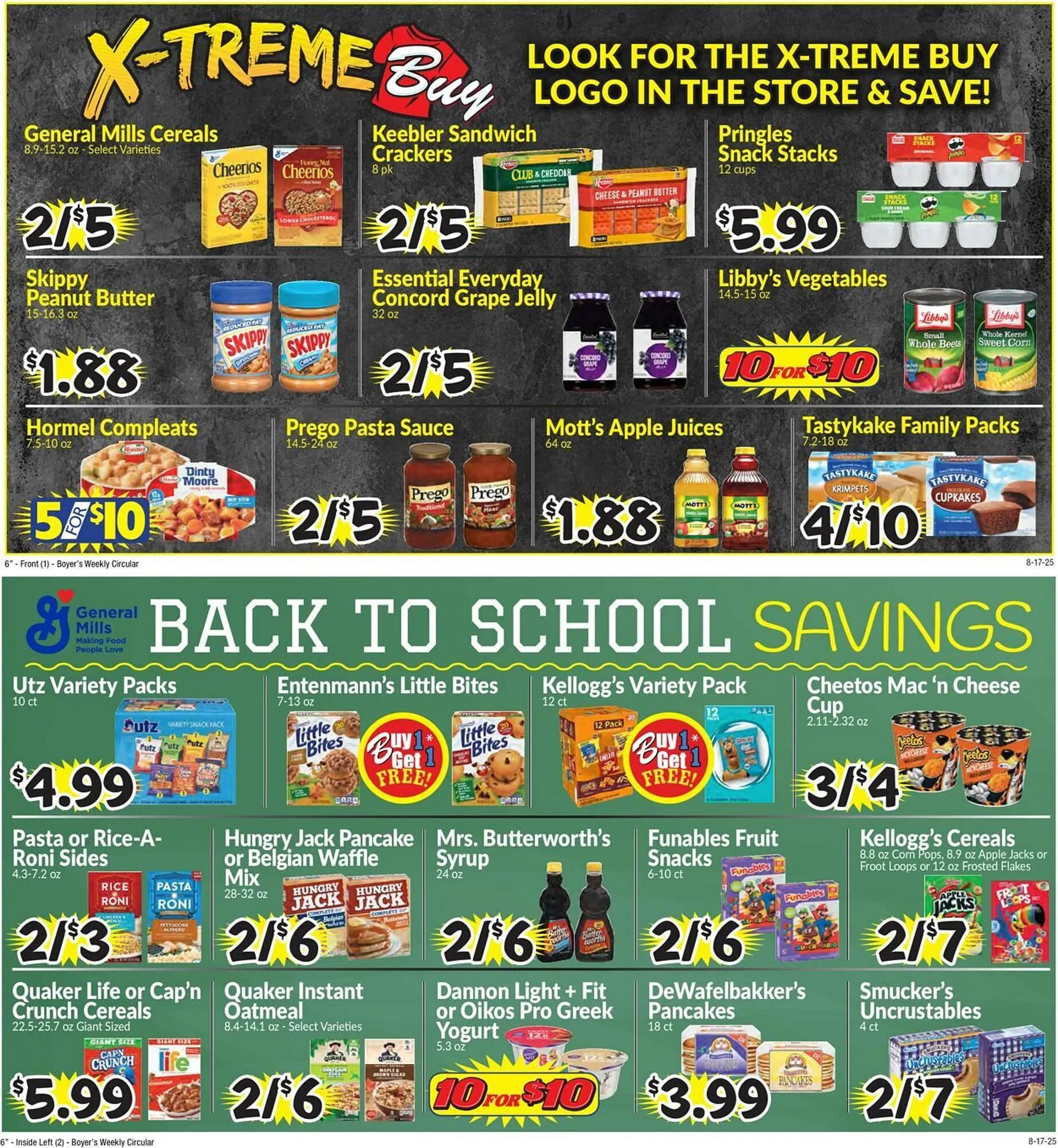 Boyers Food Markets Weekly Ad - 1