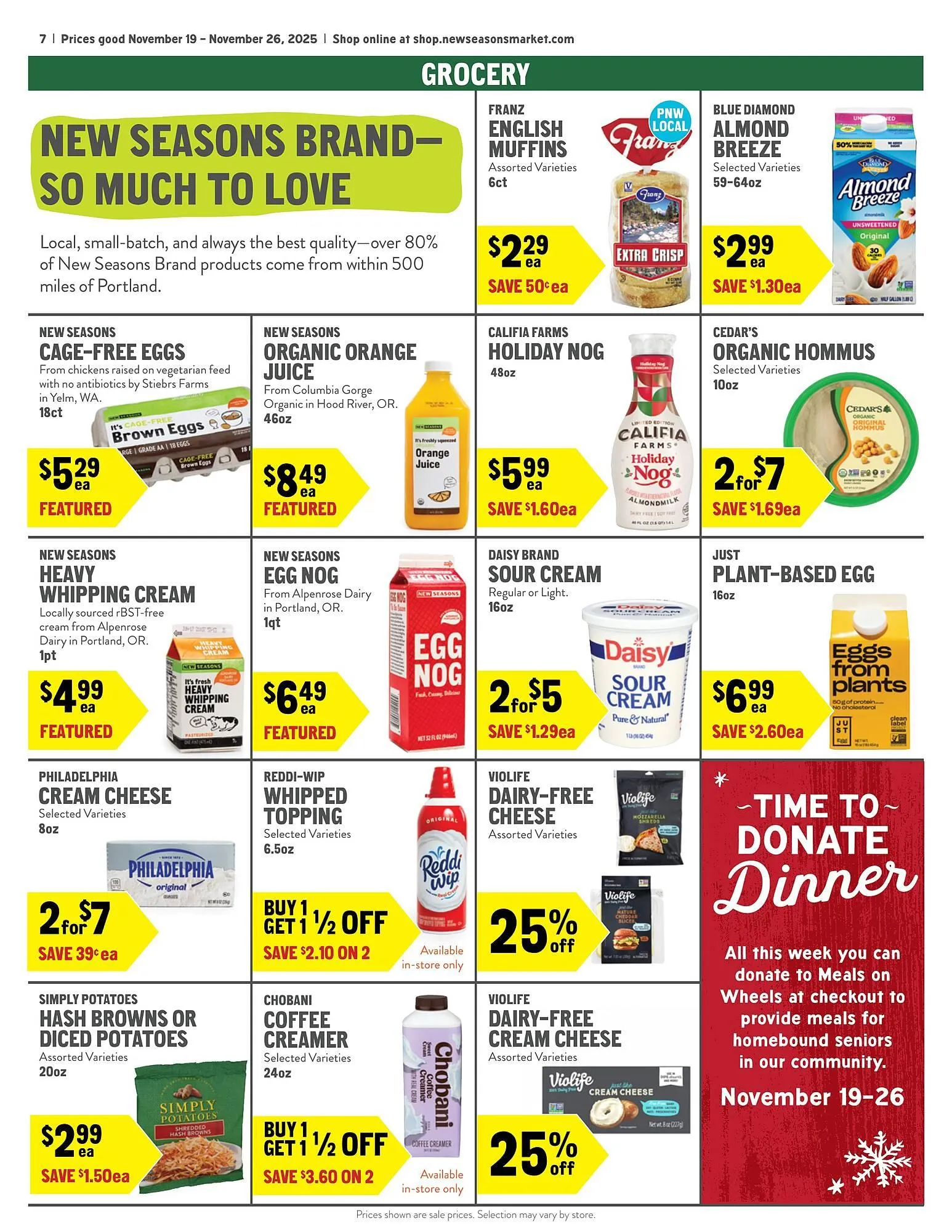 Weekly ad New Seasons Market weekly ad from November 19 to November 26 2025 - Page 7
