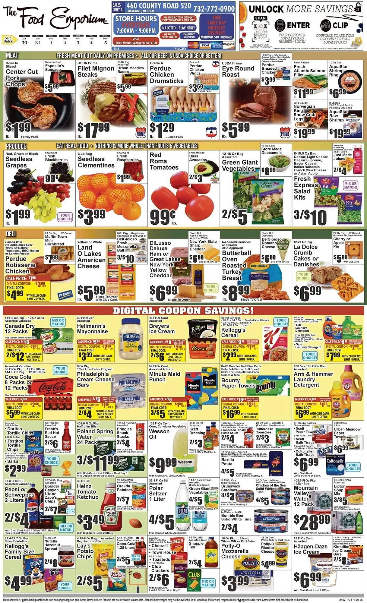 The Food Emporium circular - 1