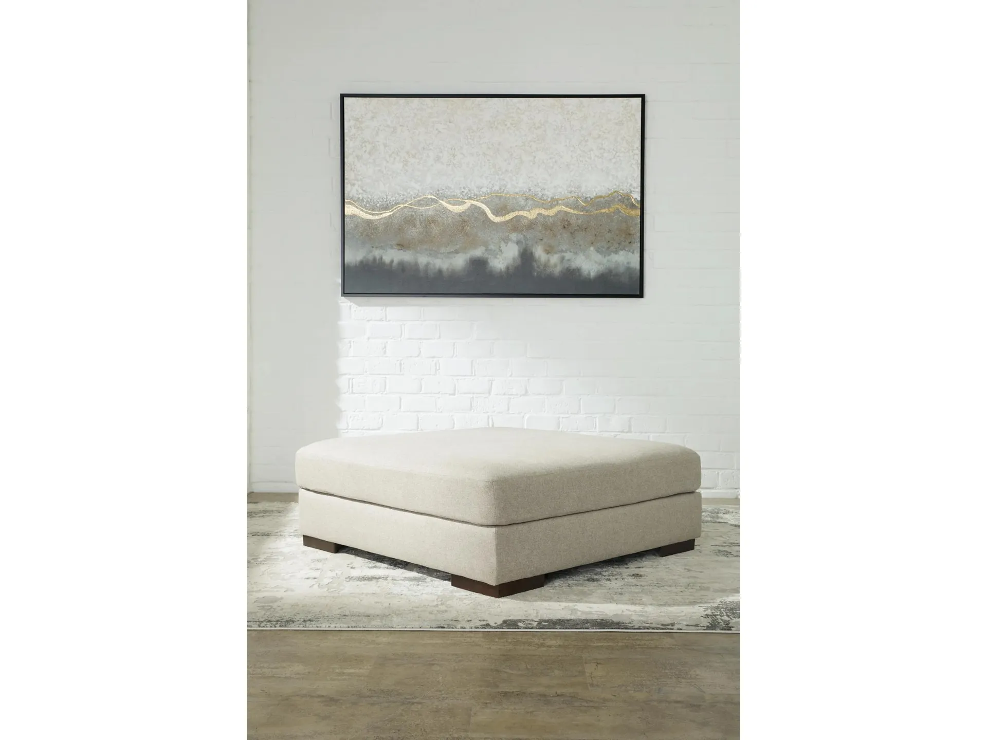 Lyndeboro Oversized Accent Ottoman