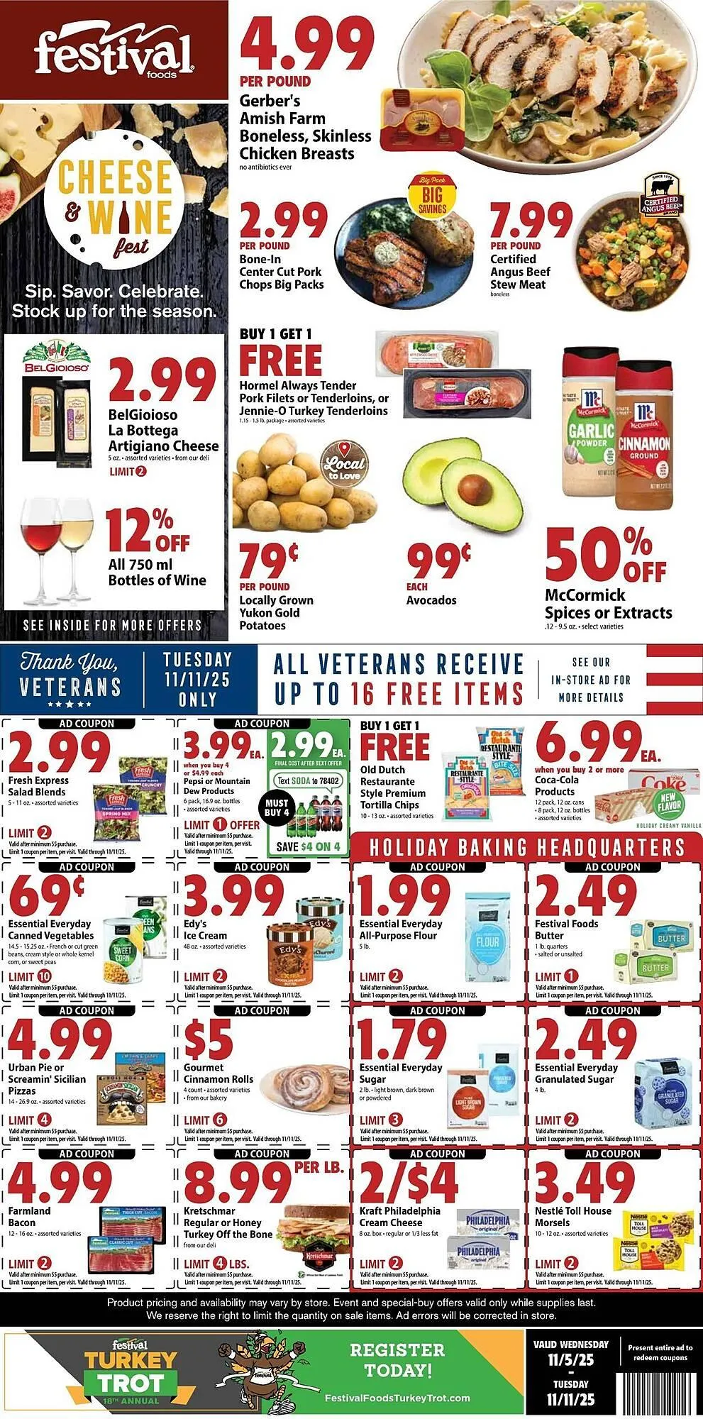 Weekly ad Festival Foods weekly ad from November 5 to November 11 2025 - Page 1