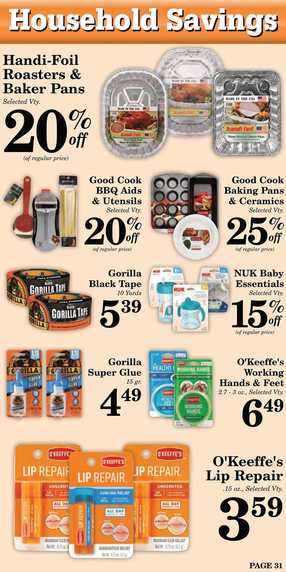 Weekly ad Harvest Foods ad from April 2 to April 29 2025 - Page 32