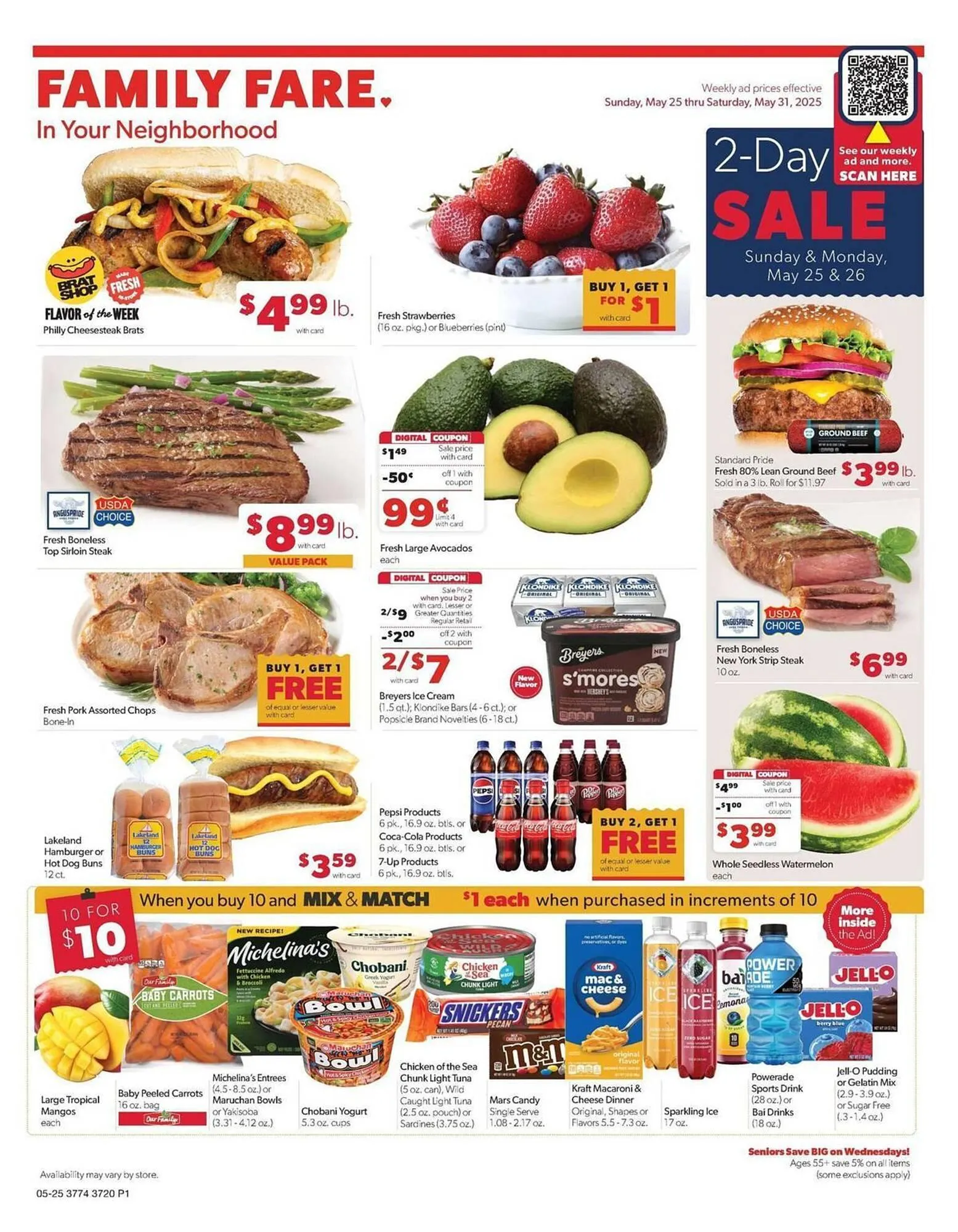 Weekly ad Family Fare Weekly Ad from May 24 to May 31 2025 - Page 1