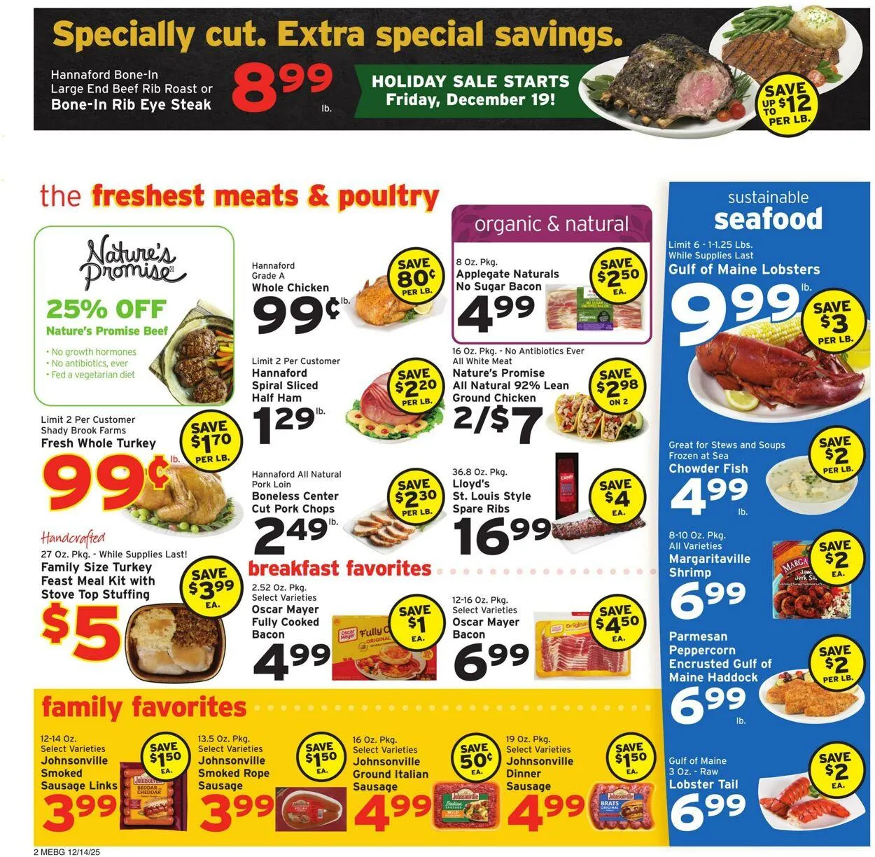 Weekly ad Hannaford Current weekly ad from December 14 to December 20 2025 - Page 2