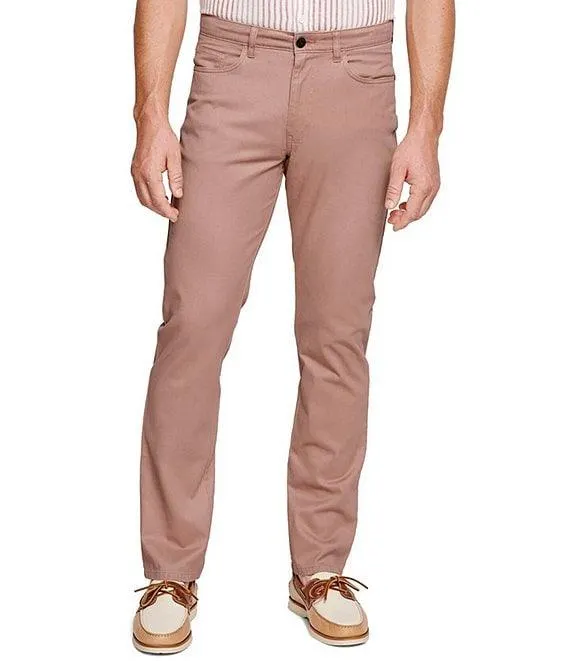 Five-Pocket Straight Fit Stretch Pants