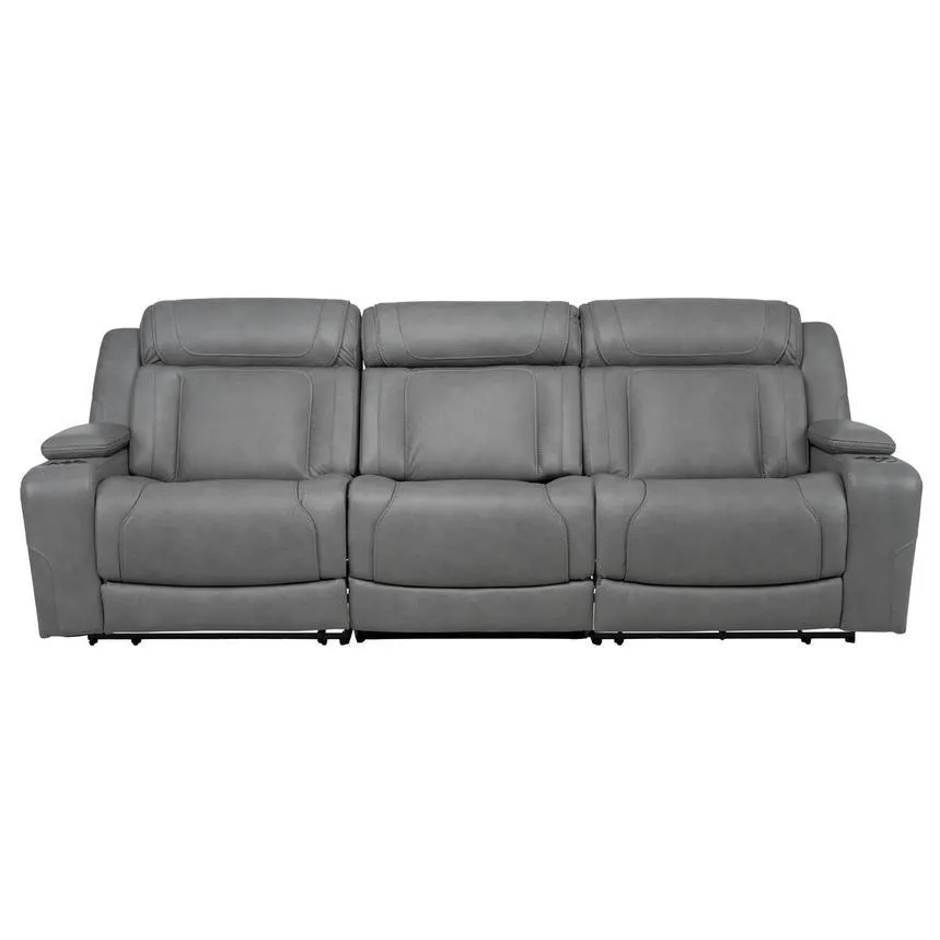 Leather Power Reclining Sofa