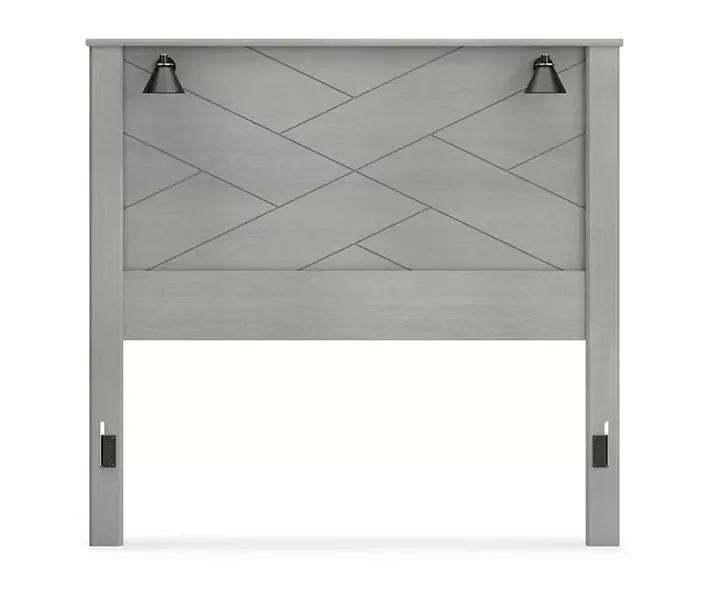 Cottonburg Queen Panel Headboard with Lights