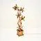 Vintage Gilt Metal Floor Lamp by Hans Kogl, 1960