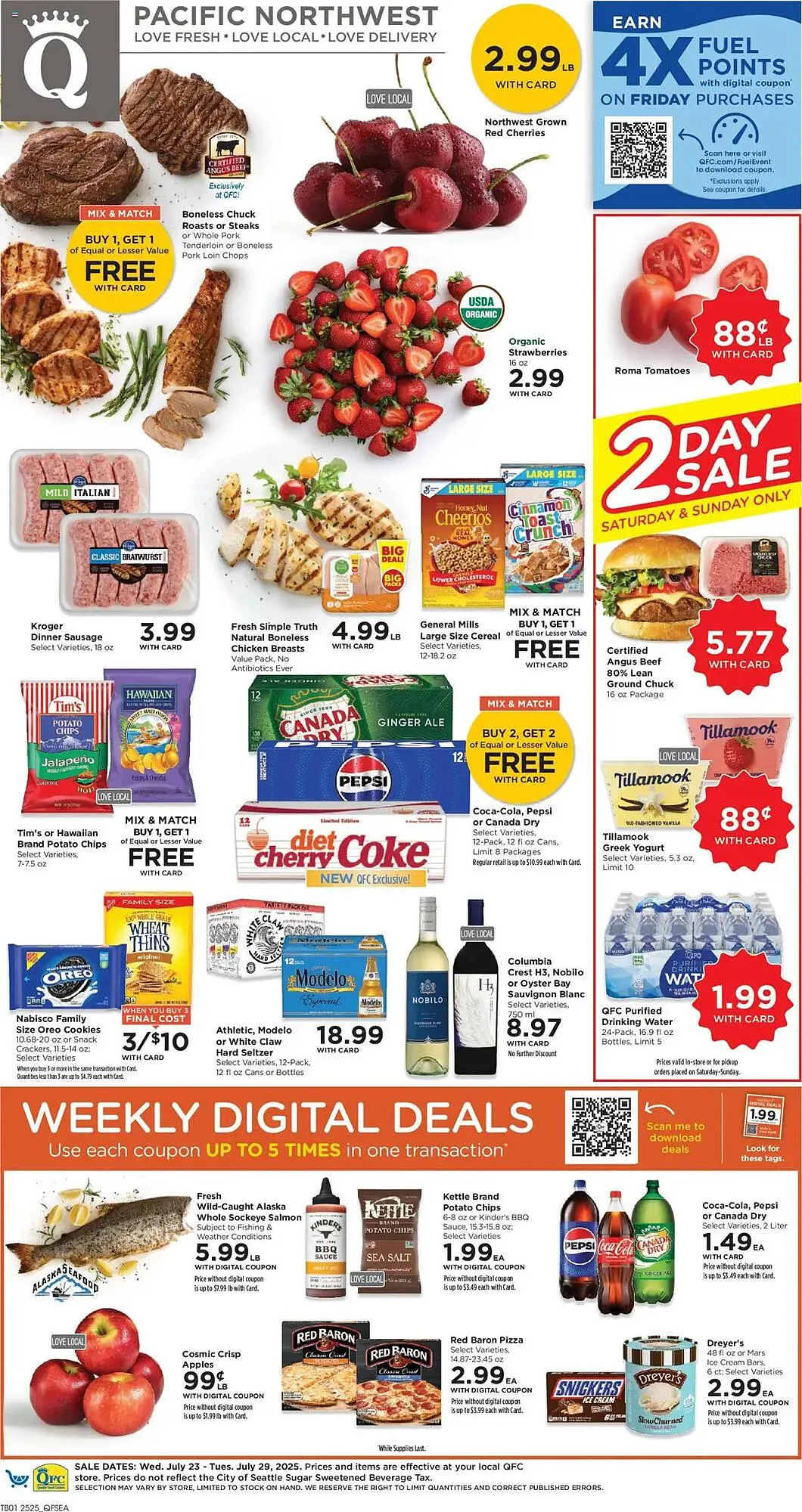 Weekly ad QFC Weekly Ad from July 23 to July 30 2025 - Page 1