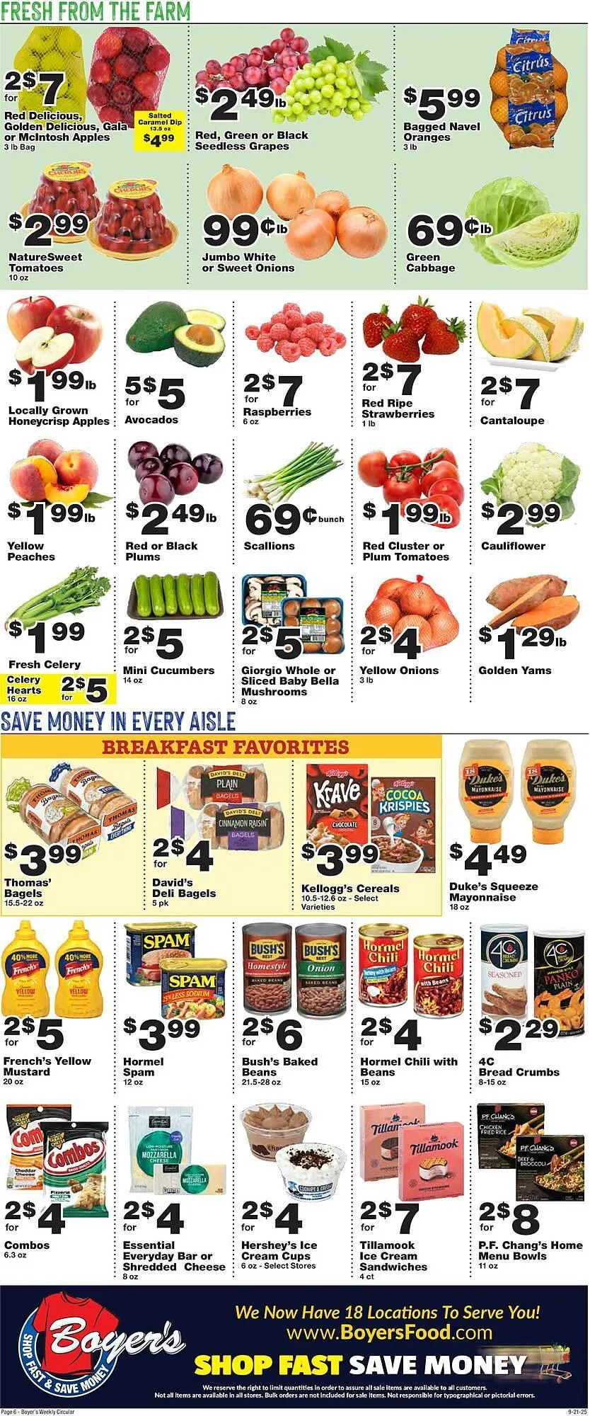 Weekly ad Boyer's Food Markets weekly ad from September 21 to September 27 2025 - Page 6