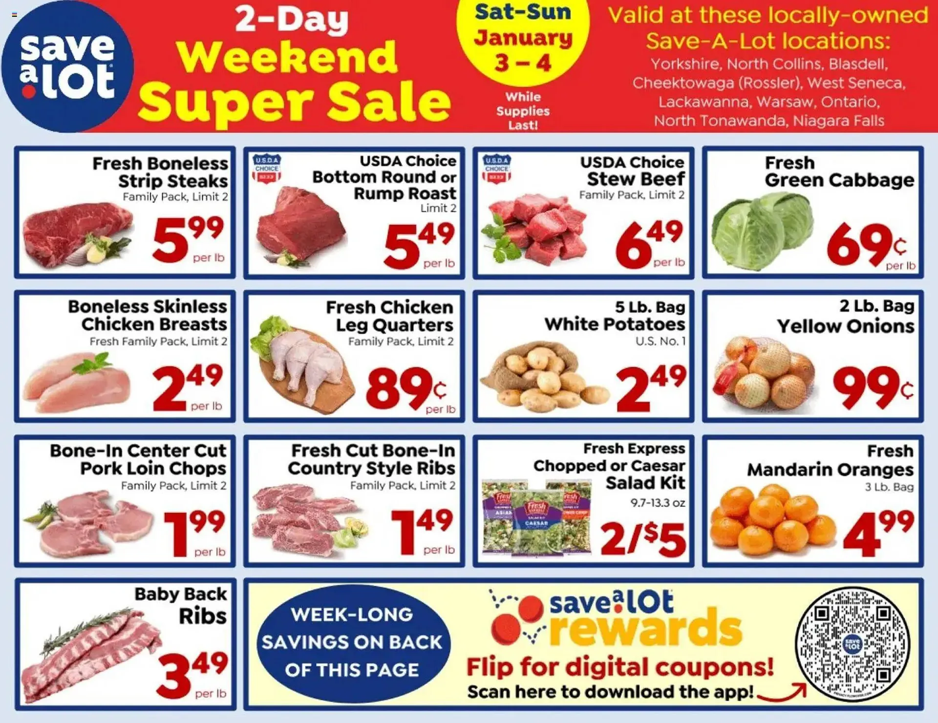 Weekly ad Save a Lot weekly ad from January 3 to January 4 2026 - Page 1