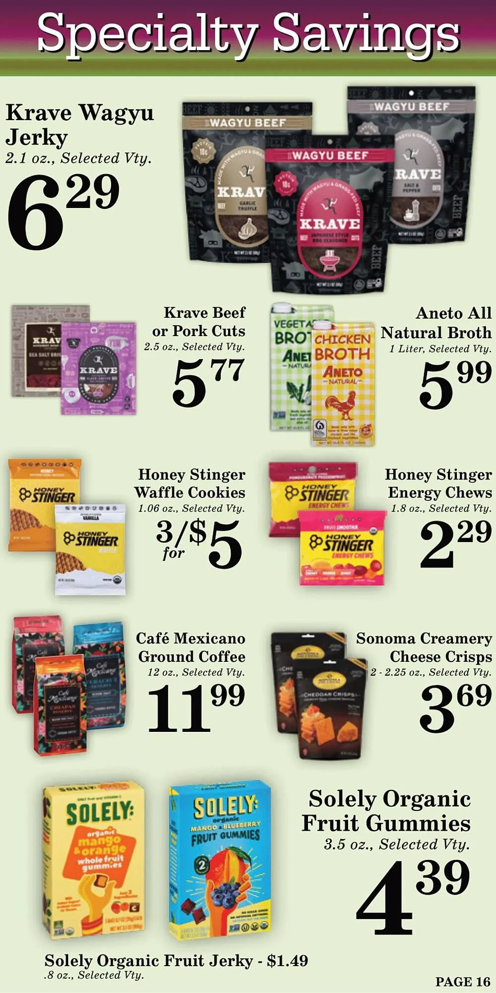 Weekly ad Harvest Foods weekly ad from December 31 to February 3 2026 - Page 17