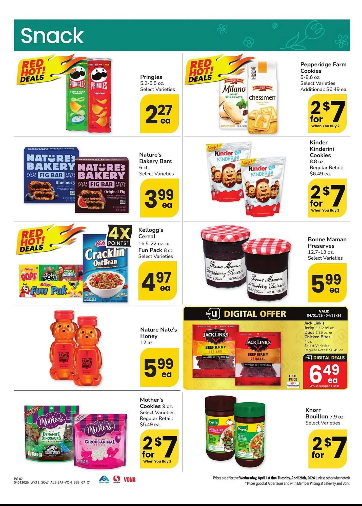 Weekly ad Safeway weekly ad from April 1 to April 28 2026 - Page 7
