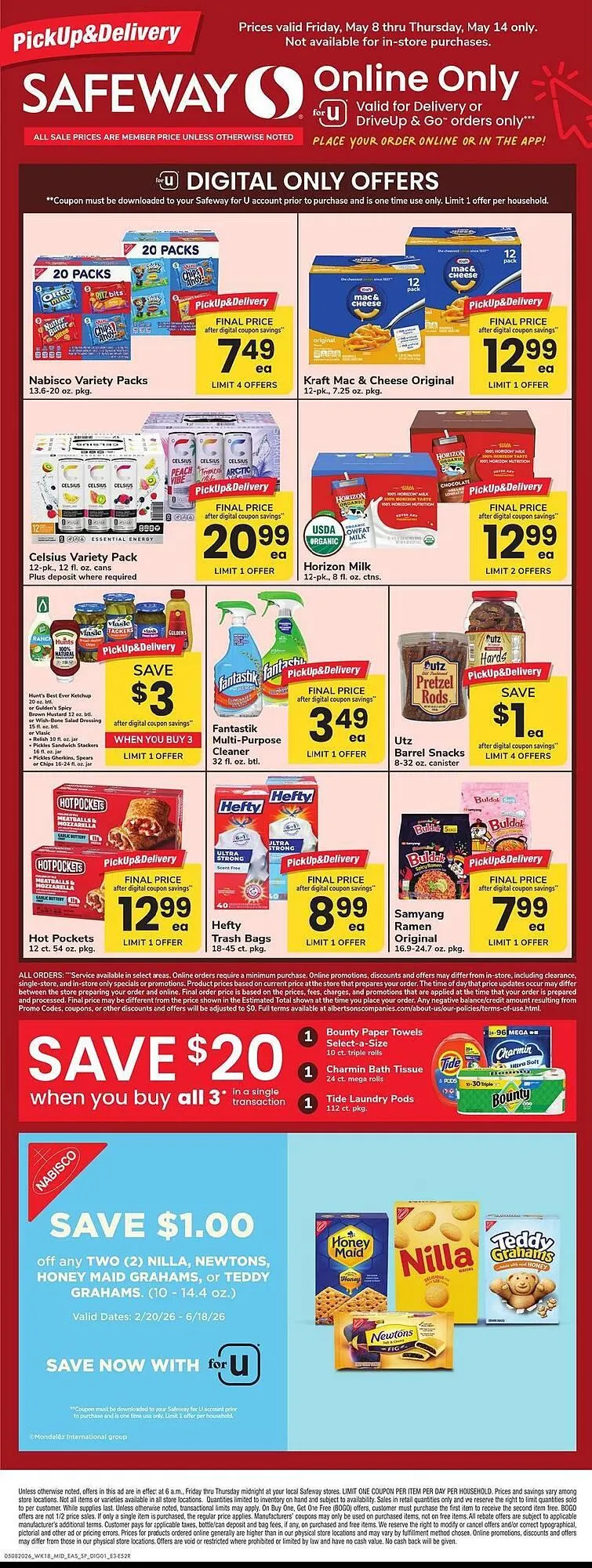 Weekly ad Safeway weekly ad from May 8 to May 14 2026 - Page 1