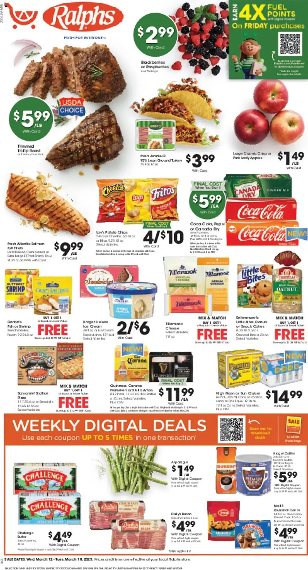 Weekly ad Ralphs Weekly Ad from March 12 to March 18 2025 - Page 1
