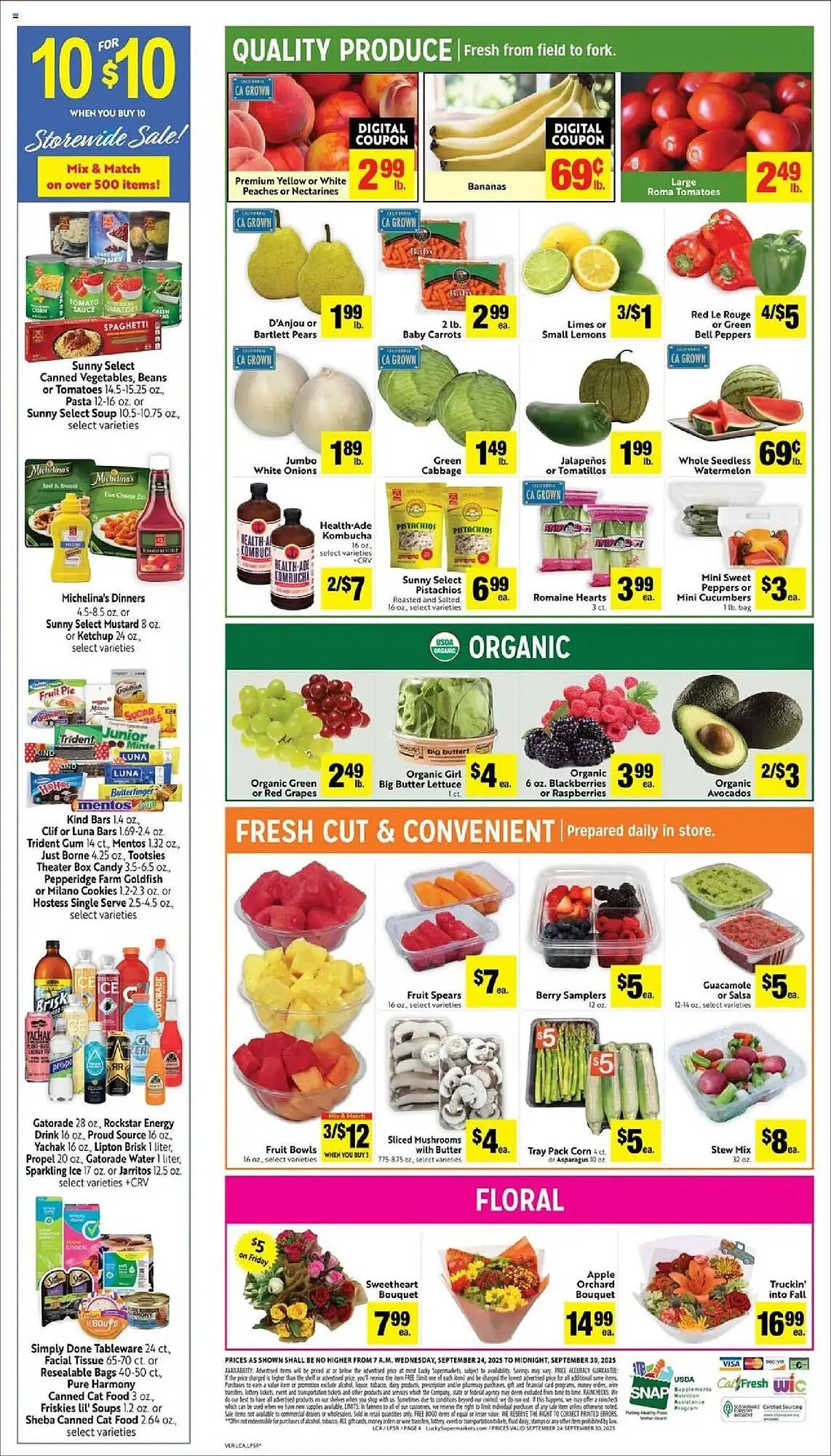 Weekly ad Lucky Supermarkets weekly ad from September 24 to October 1 2025 - Page 4