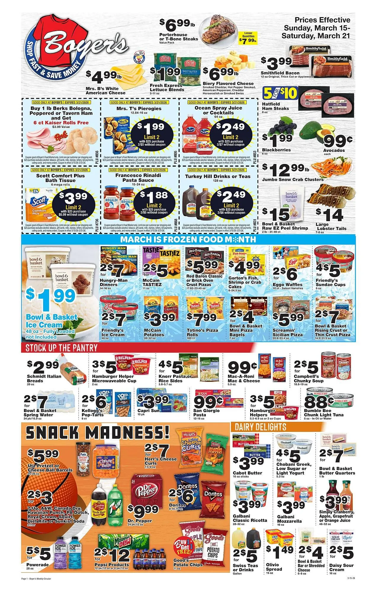 Boyers Food Markets weekly ad - 1