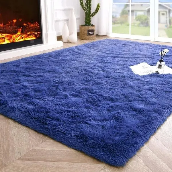 Anti-Skid Carpet Shaggy Living Room Bedroom Area Rug