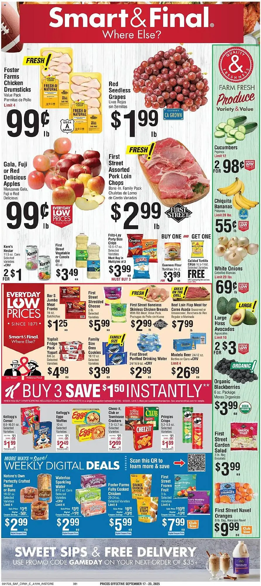 Weekly ad Smart & Final weekly ad from September 17 to September 23 2025 - Page 1