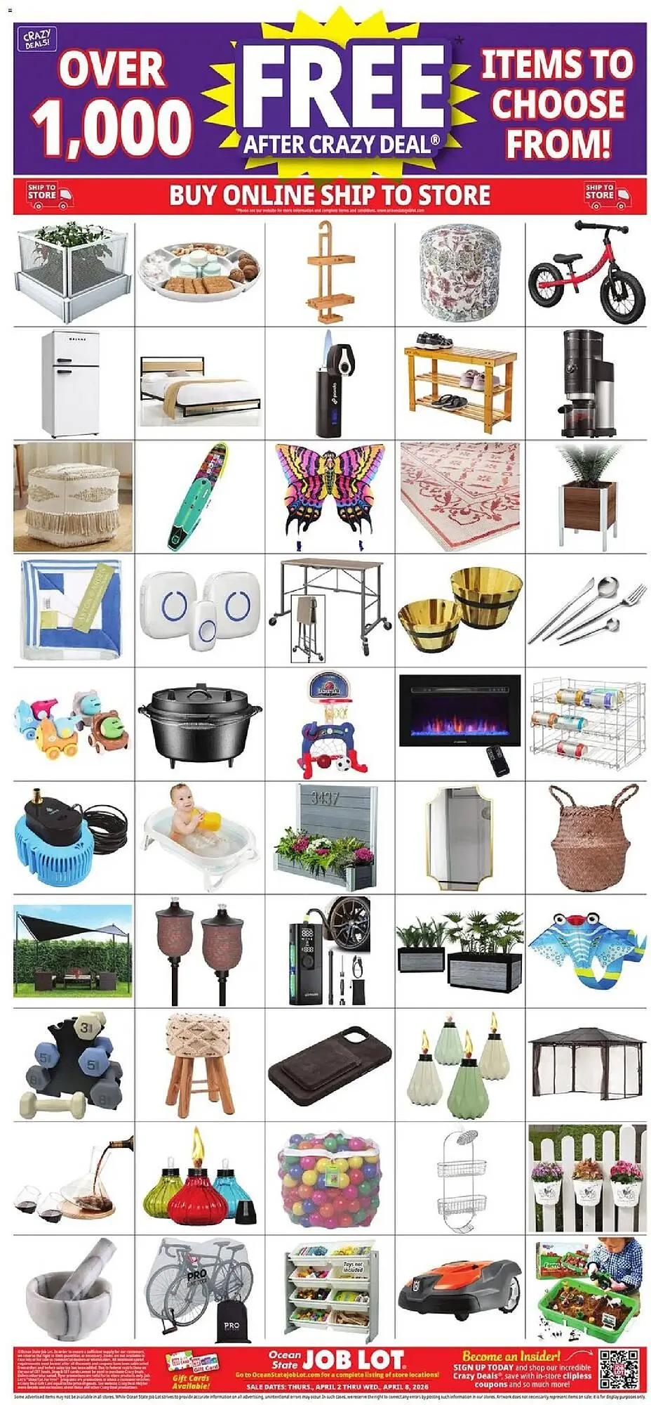 Weekly ad Ocean State Job Lot flyer from April 2 to April 8 2026 - Page 28