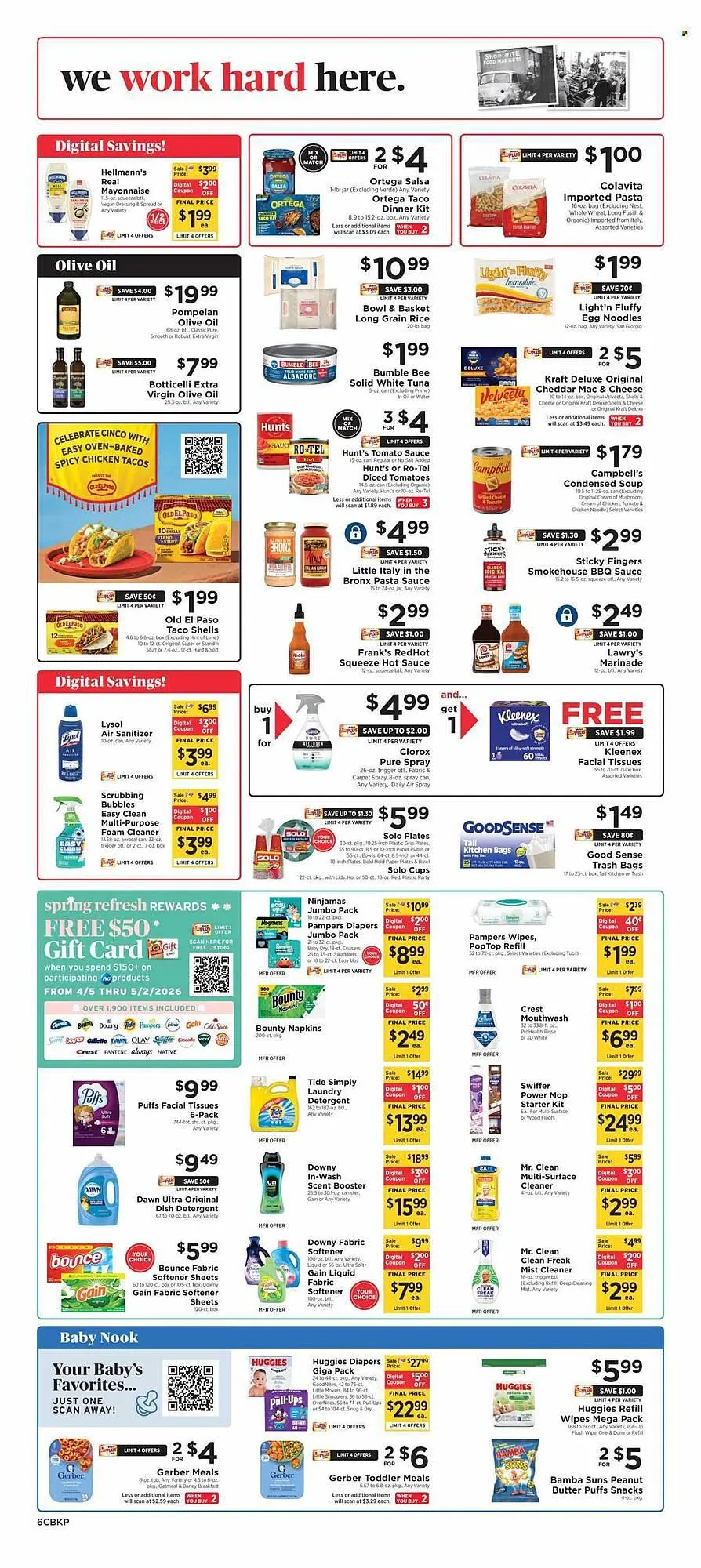Weekly promotion ShopRite flyer spanning from April 19 to April 25 2026 - Page 7 for Catalogue 365