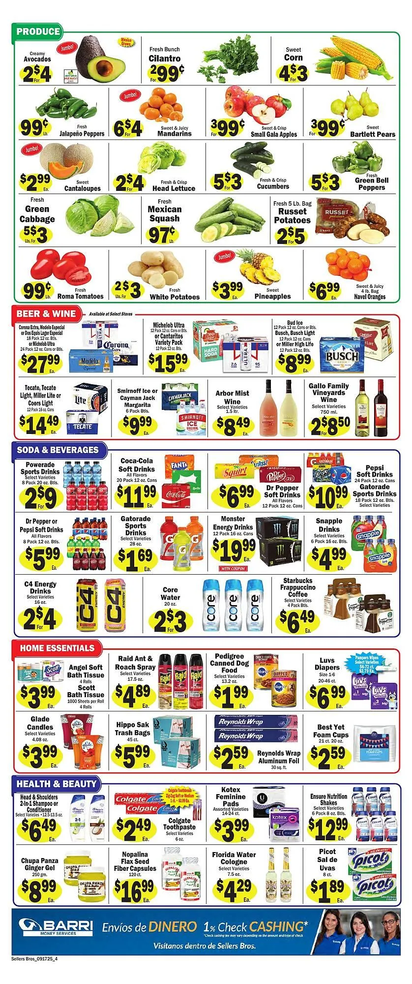 Weekly ad Sellers Bros weekly ad from September 17 to September 23 2025 - Page 4