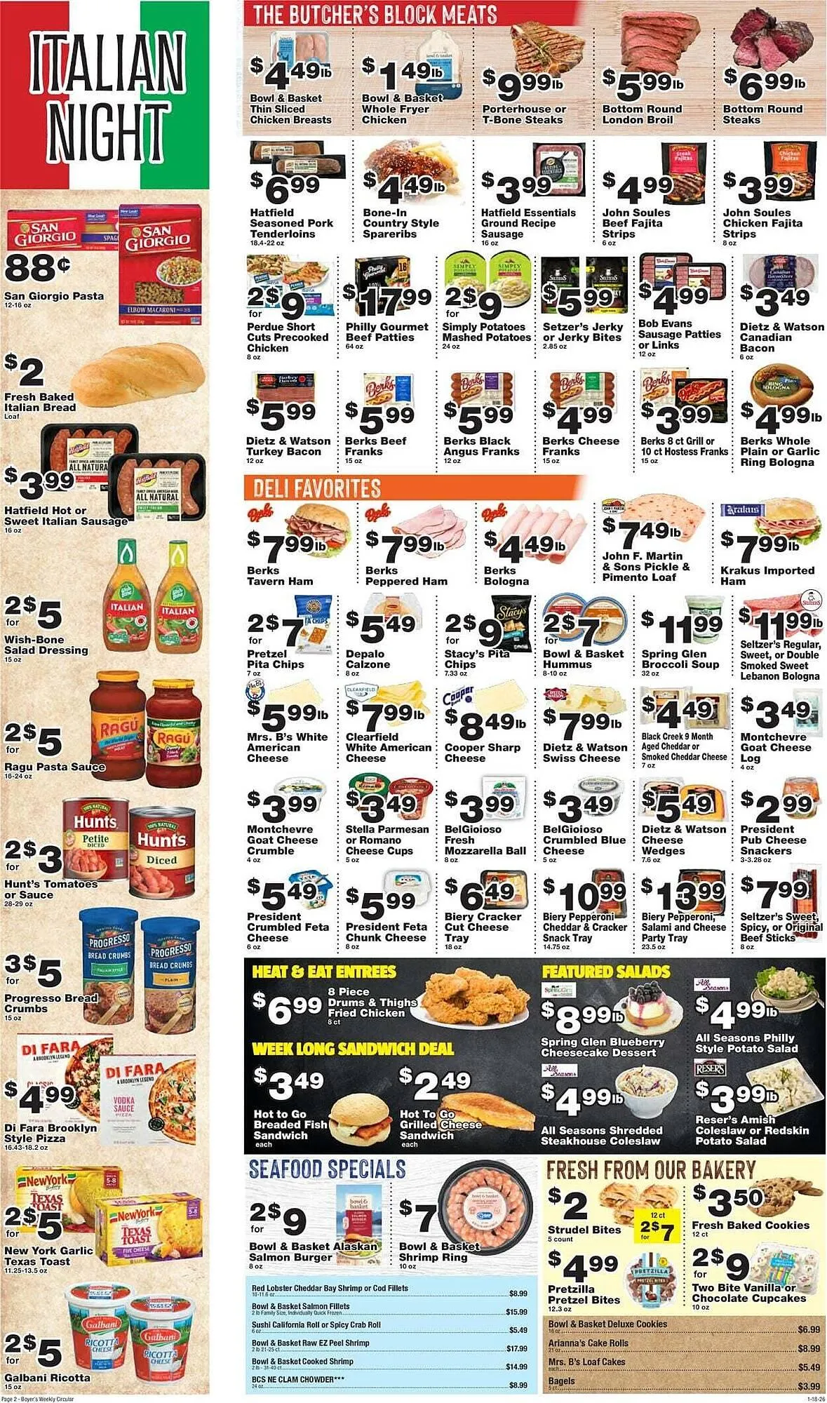 Weekly ad Boyer's Food Markets weekly ad from January 18 to January 24 2026 - Page 2