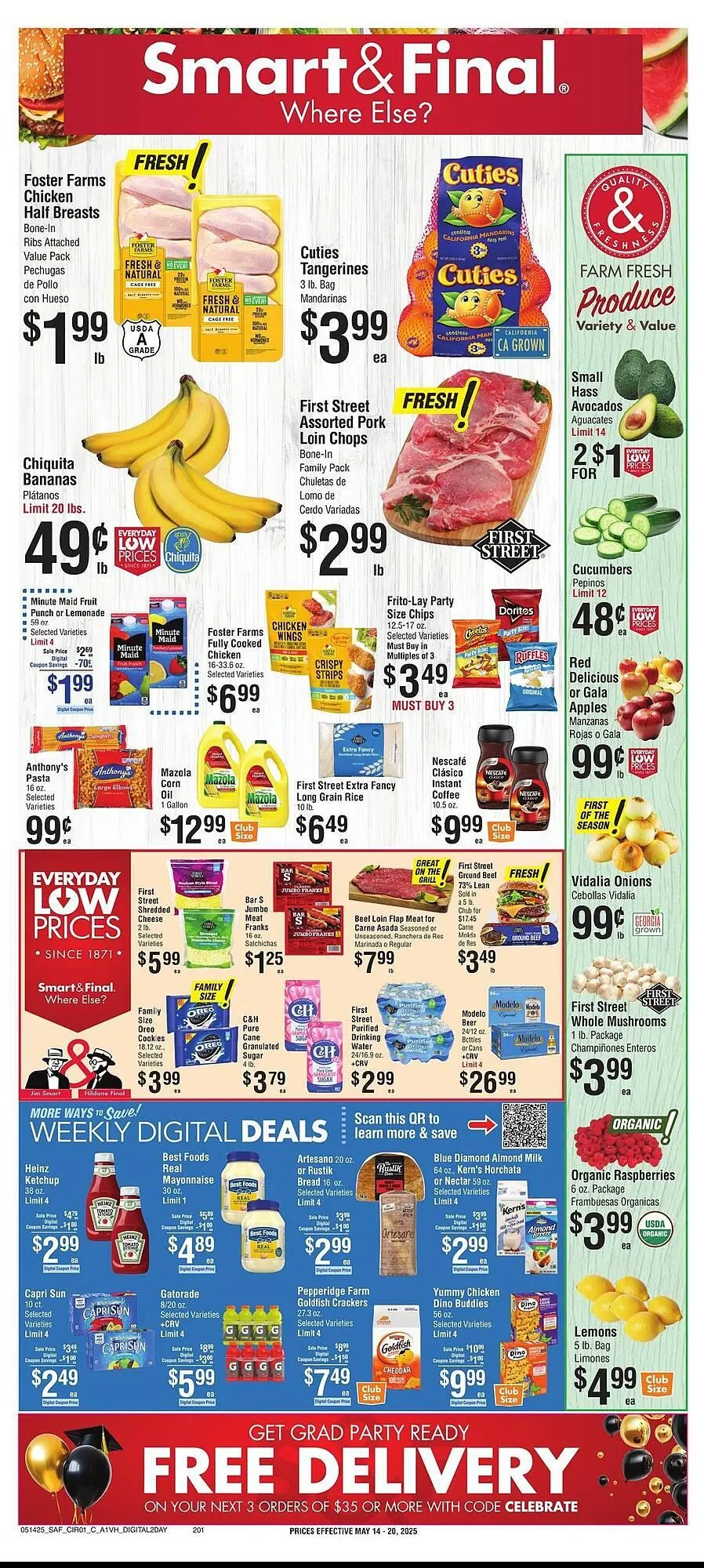Weekly ad Smart & Final Weekly Ad from May 14 to May 20 2025 - Page 1