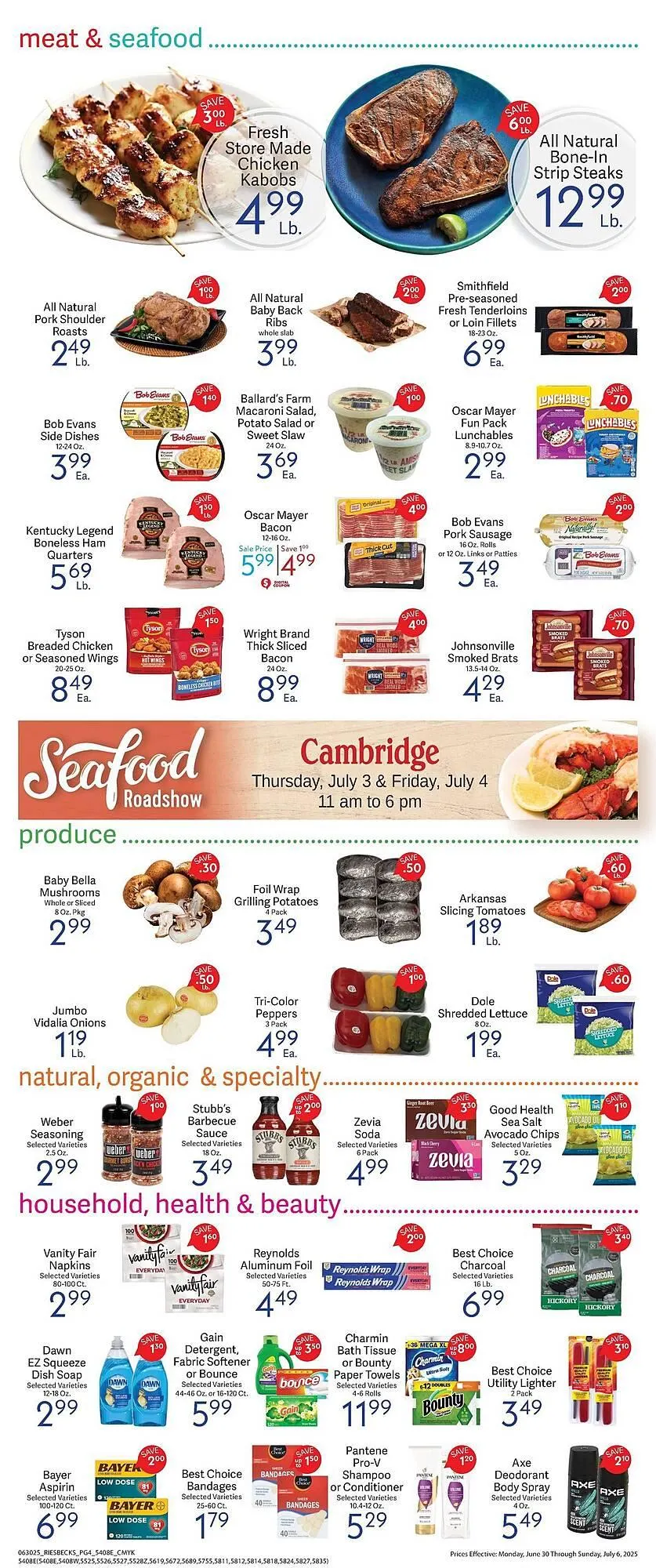 Weekly ad Riesbeck Weekly Ad from June 30 to July 6 2025 - Page 3