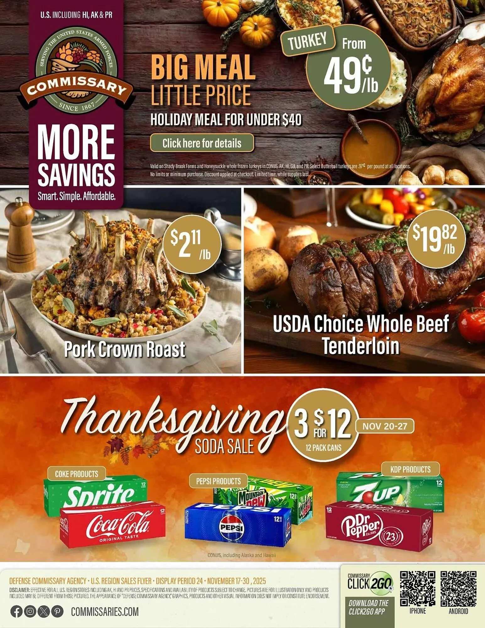 Weekly ad Commissary weekly ad from November 17 to November 30 2025 - Page 1