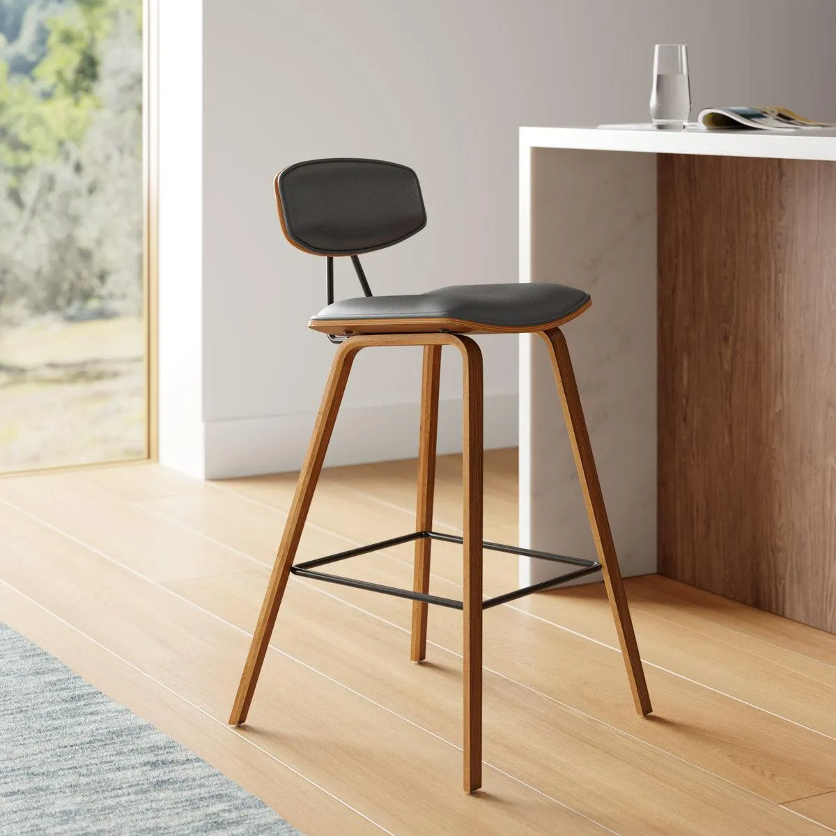 Payton Vegan Leather Bar & Counter Stool
