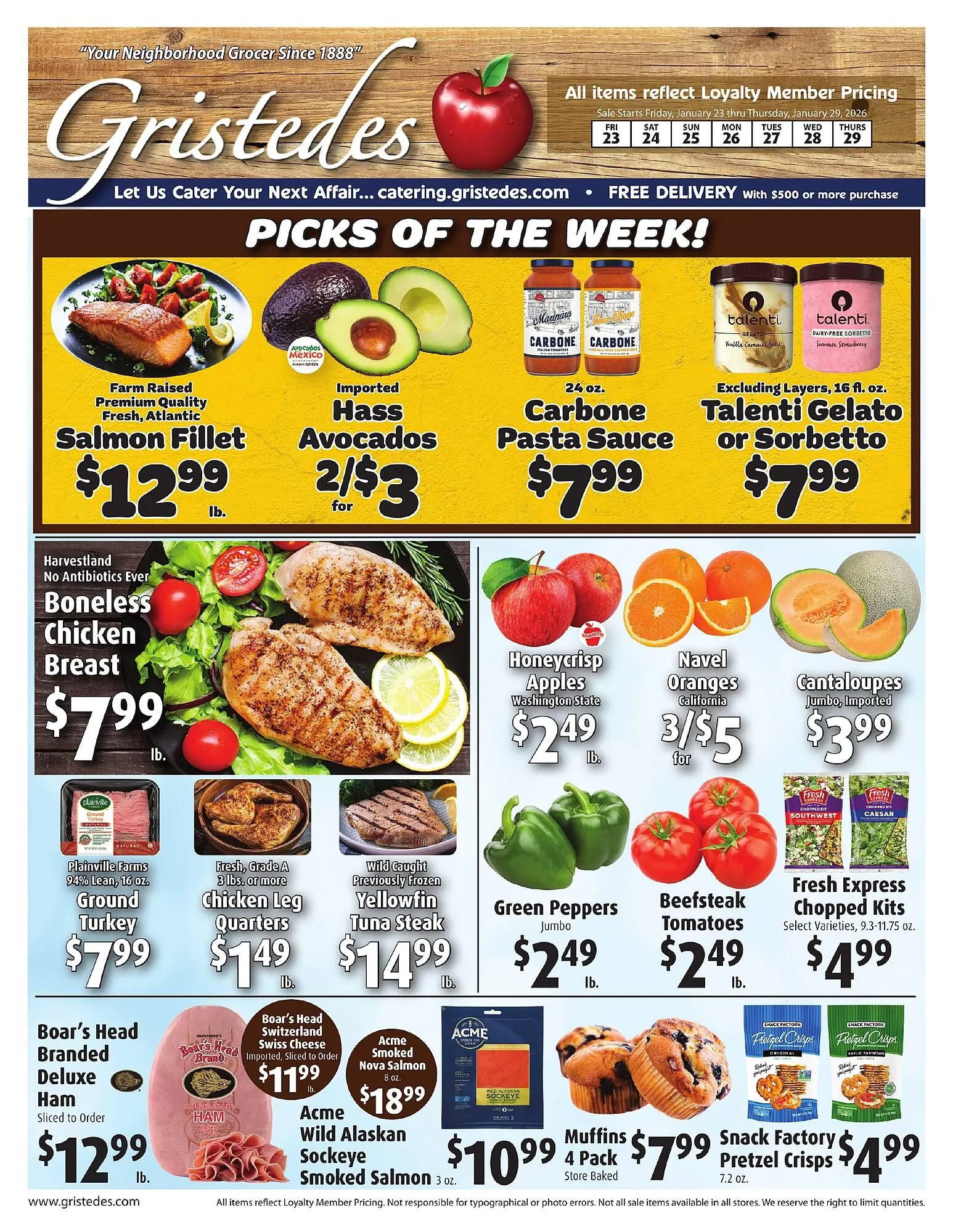 Gristedes circular - 1