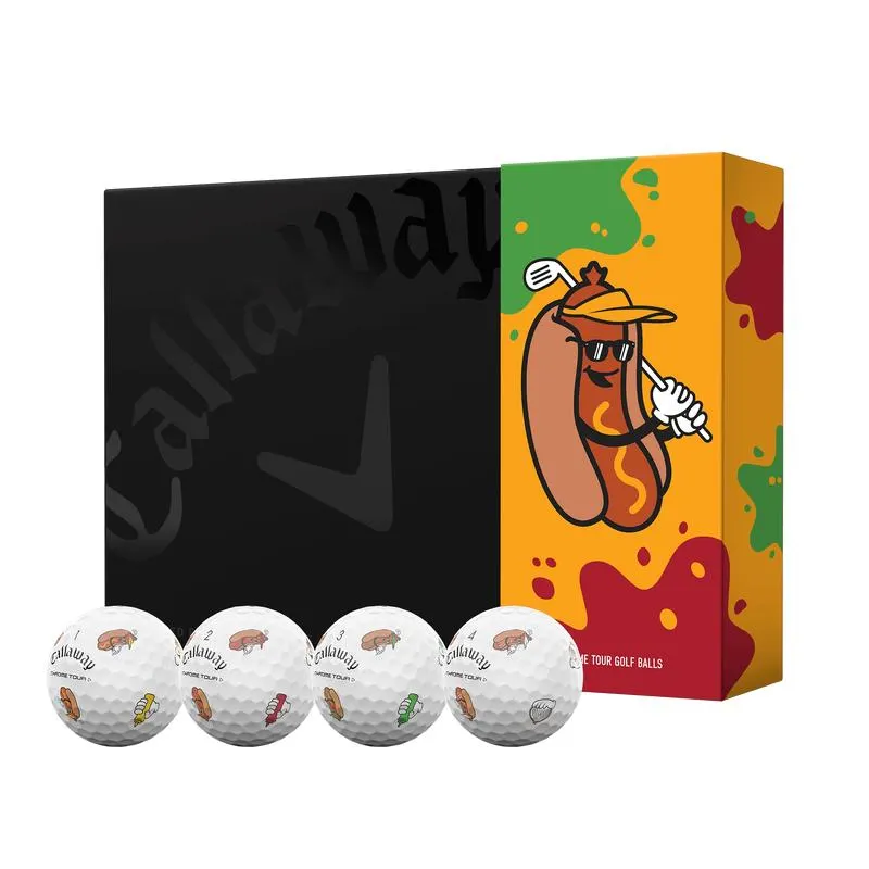 Chrome Tour Hot Dog Golf Balls