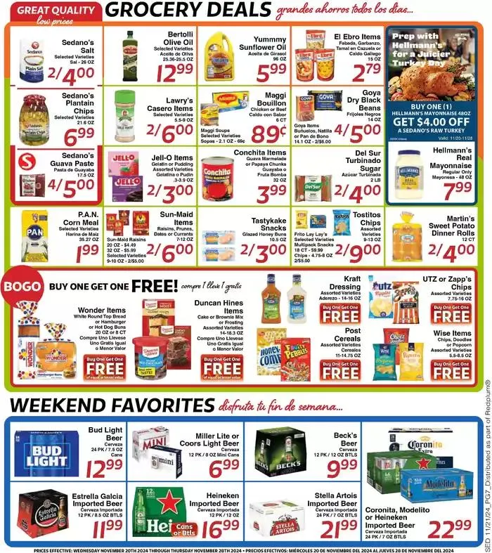 Weekly ad Sedano's weekly ad from November 20 to November 28 2024 - Page 7