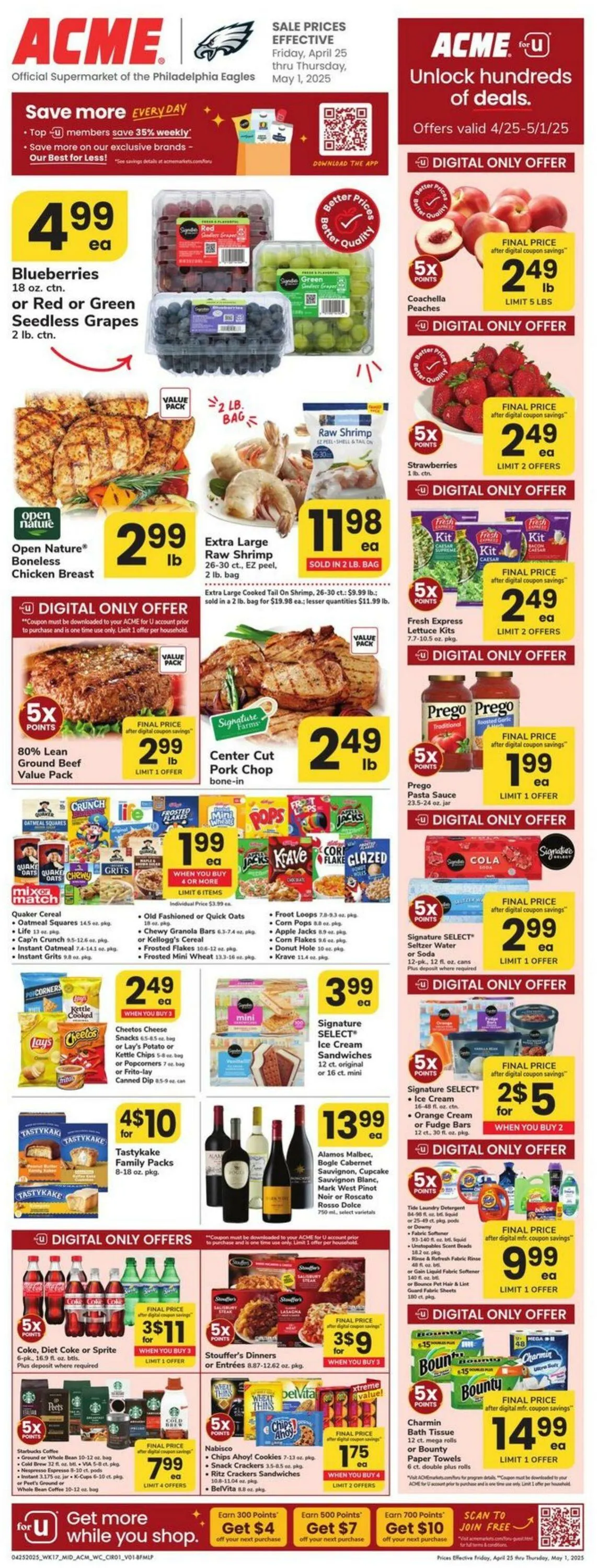 Catálogo de Acme Current weekly ad 25 de abril al 1 de mayo 2025 - Página 1