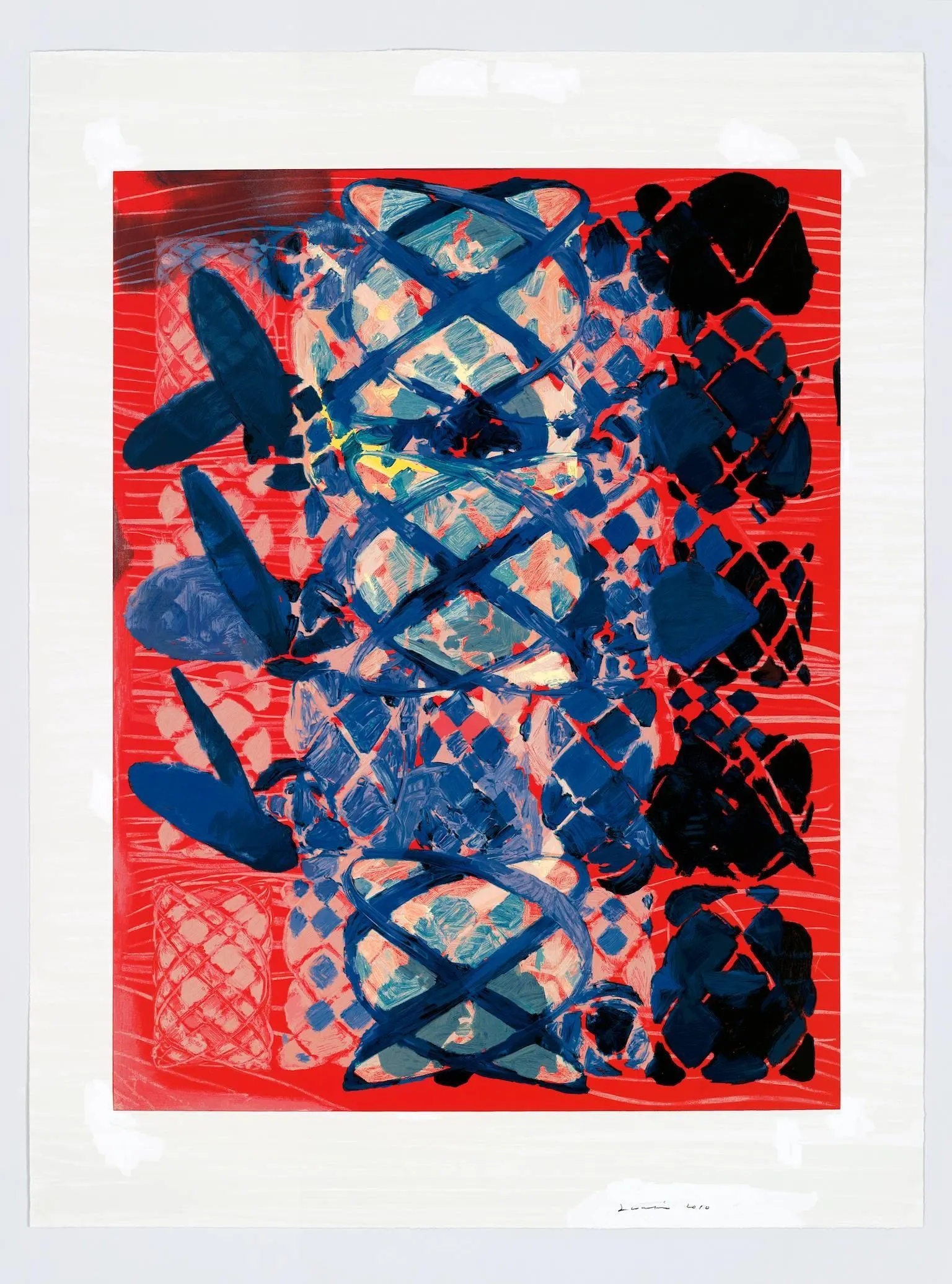 Terry Winters Illustrated Set, 2010 by Terry Winters (Red and Blue) 2010