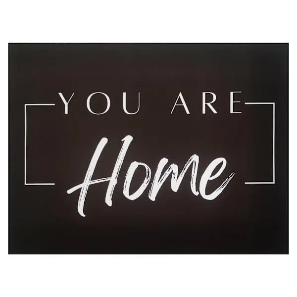 You Are Home Canvas Wall Sign, 16x12