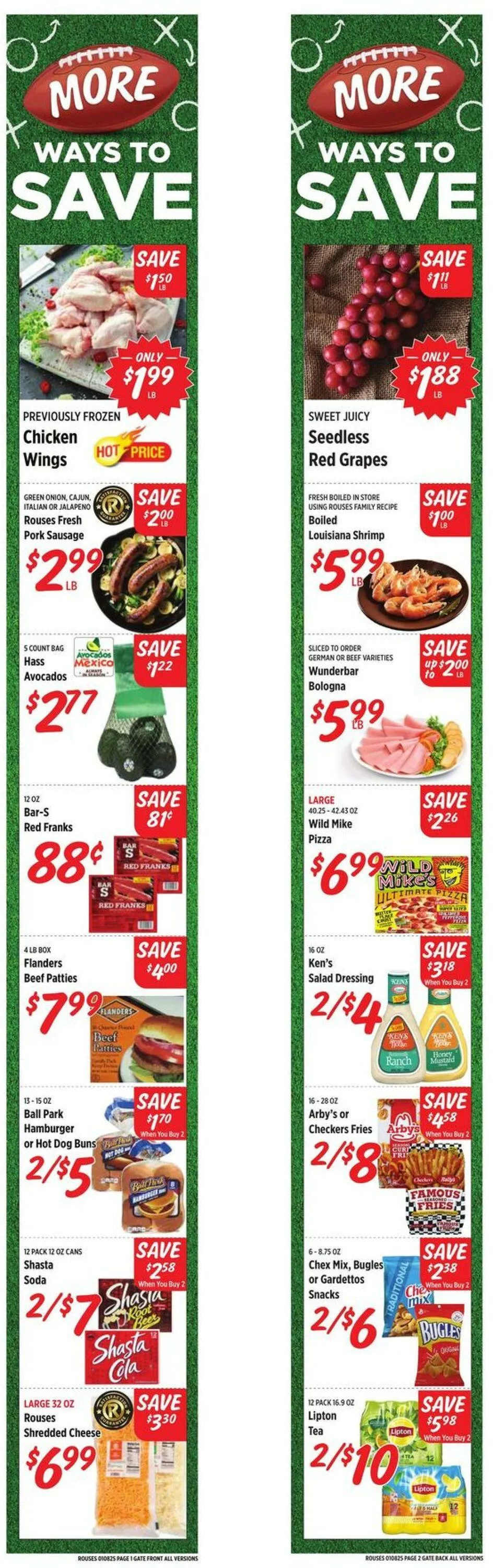 Weekly ad Rouses Current weekly ad from January 8 to January 15 2025 - Page 1