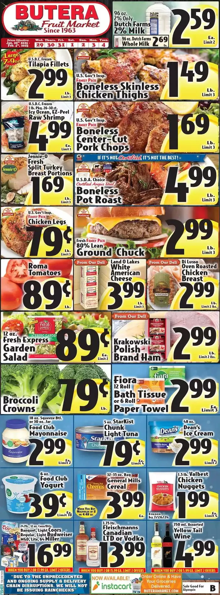 Weekly ad Butera weekly ad from January 29 to February 12 2025 - Page 1