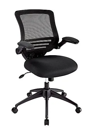 Realspace® Calusa Mesh Mid-Back Manager's Office Chair, Black, BIFMA Compliant